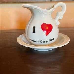 Vintage Pitcher & Bowl Ocean City Md
